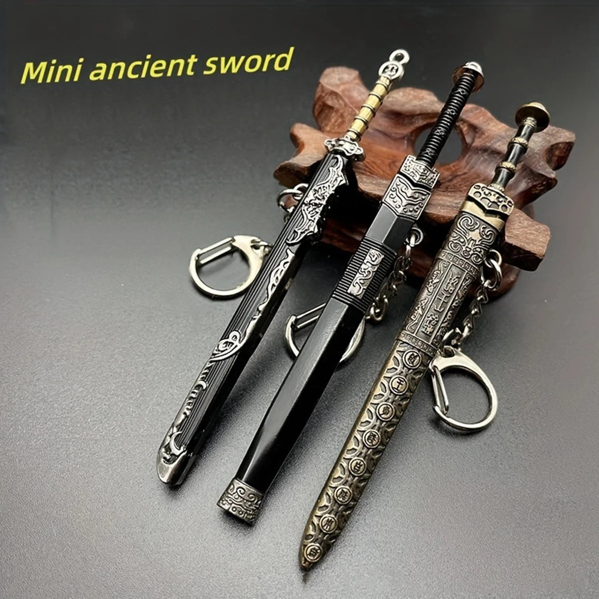 Ancient Chinese Mini Sword KeyChain